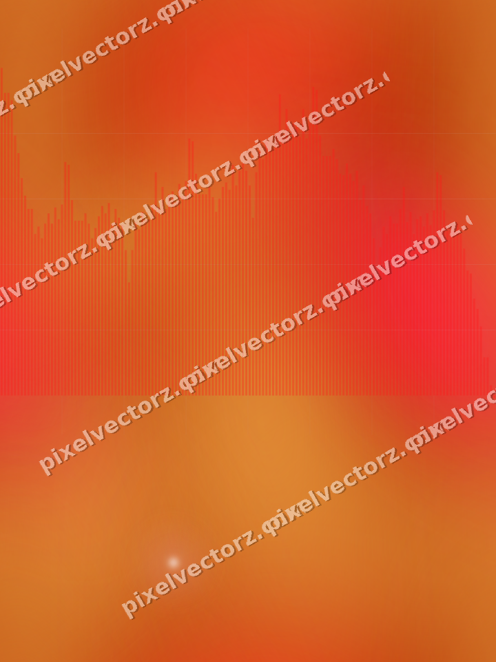 Nahtloser Neon Diagramm Hintergrund in Rot und Orange