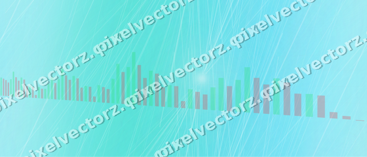Nahtloser Pastell Diagramm Hintergrund in Türkis und Petrol
