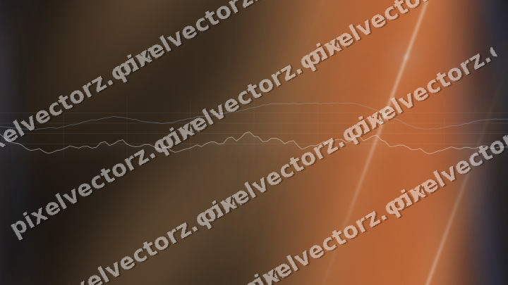 Nahtloser Neon Diagramm Hintergrund in Blau und Orange