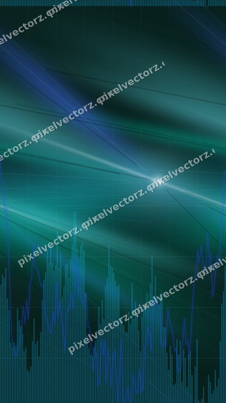Nahtloser Neon Diagramm Hintergrund in Türkis und Petrol