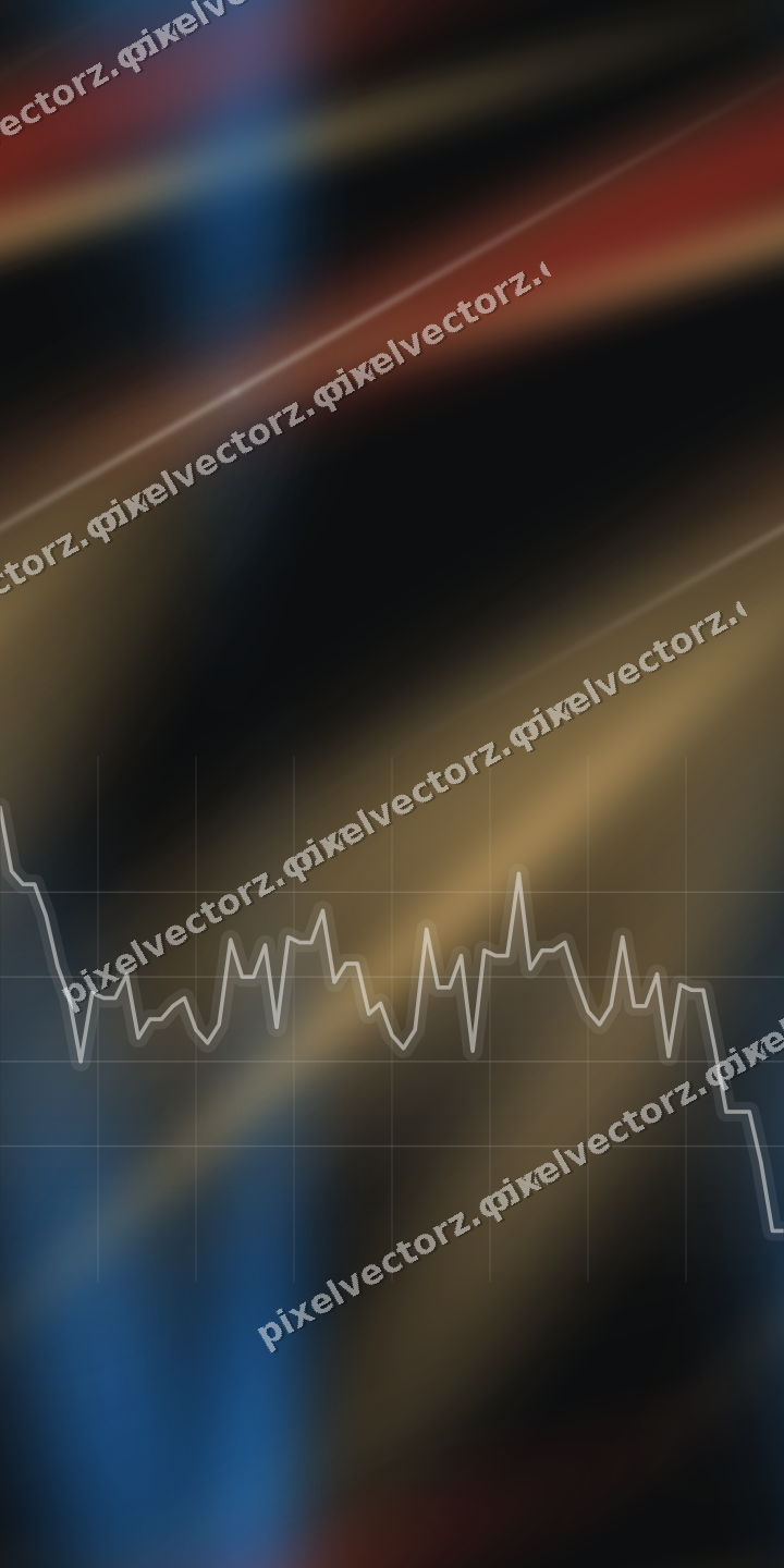Nahtloser Neon Diagramm Hintergrund in Blau und Rot
