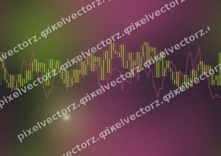 Nahtloser Neon Diagramm Hintergrund in Limette und Bernstein