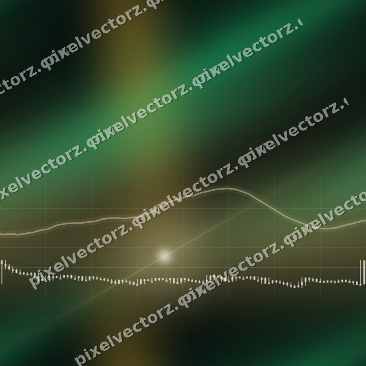 Nahtloser Neon Diagramm Hintergrund in Bernstein und Grün
