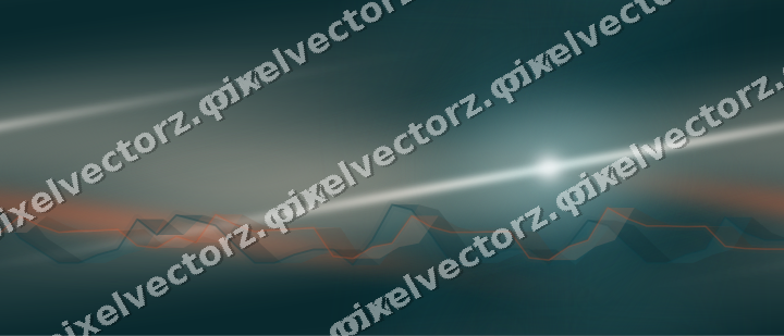 Nahtloser Neon Diagramm Hintergrund in Dunkelpetrol und Orange
