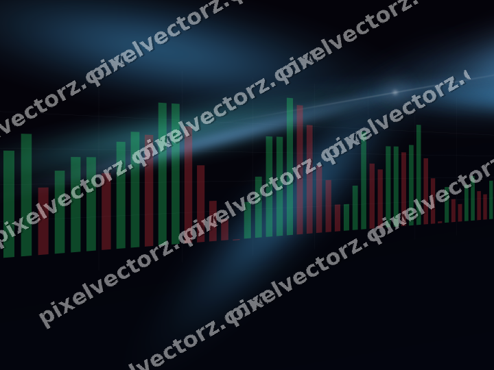 Leuchtender Neon Diagramm Hintergrund in Türkis und Blau