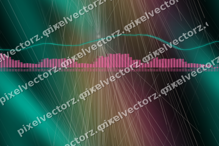 Nahtloser Neon Diagramm Hintergrund in Rosa und Orange