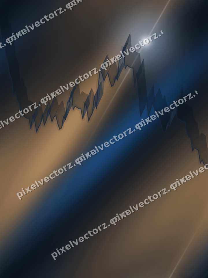 Nahtloser Neon Diagramm Hintergrund in Blau und Orange