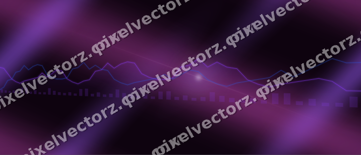 Nahtloser Neon Diagramm Hintergrund in Violett und Blau