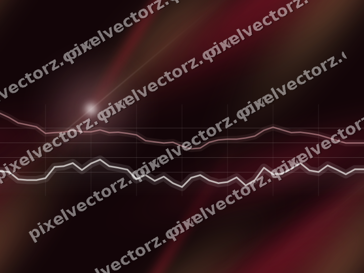 Nahtloser Neon Diagramm Hintergrund in Rosa und Rot