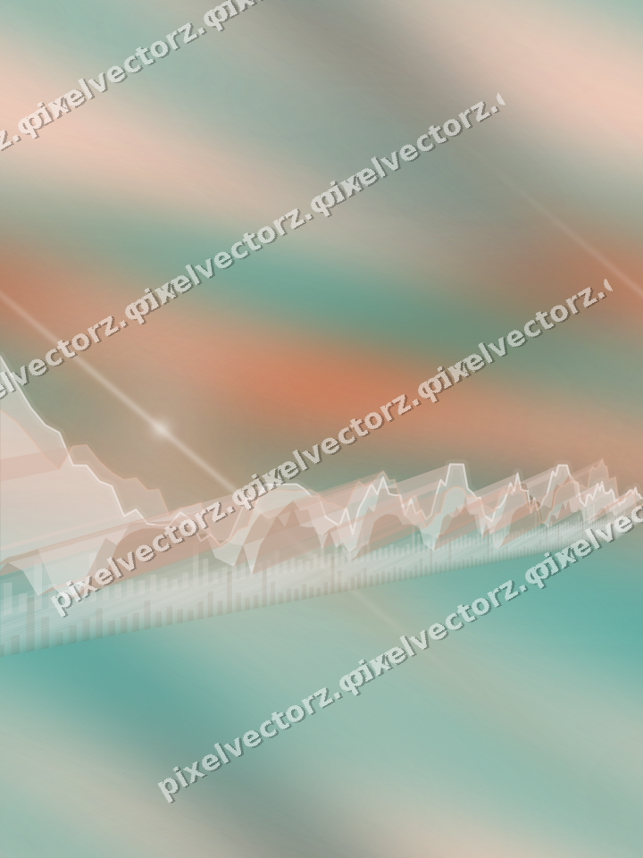 Nahtloser Pastell Diagramm Hintergrund in Orange und Petrol