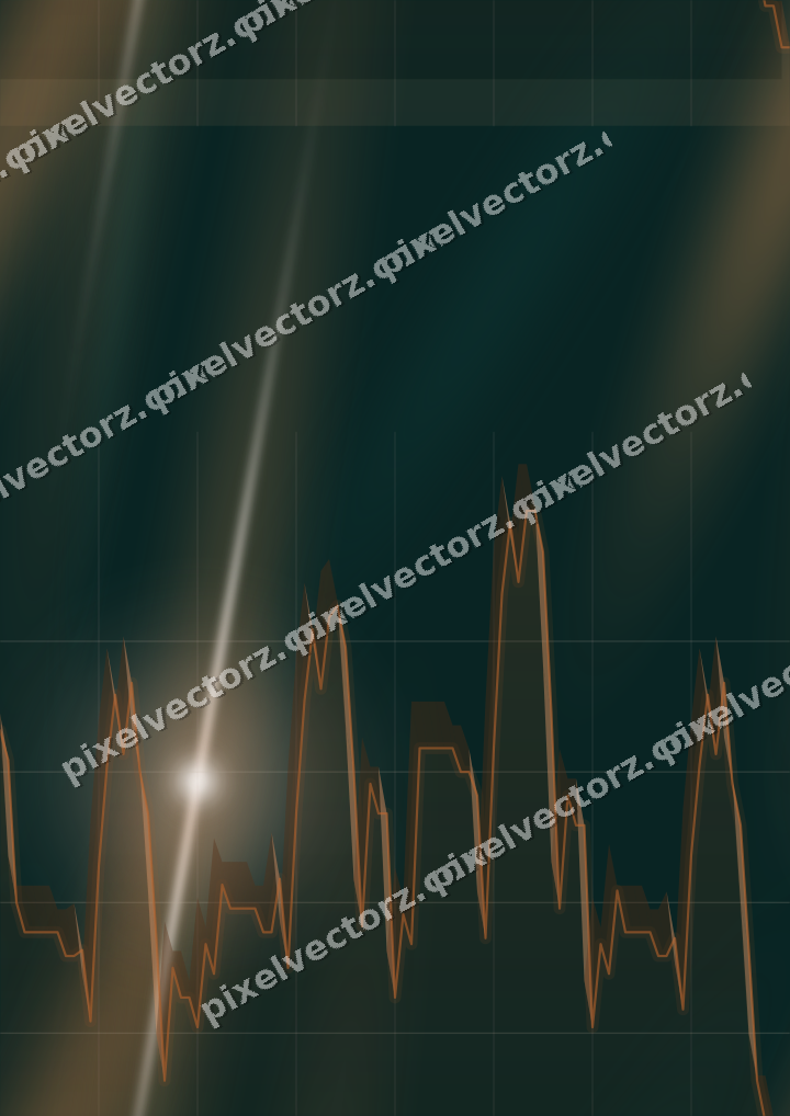 Nahtloser Neon Diagramm Hintergrund in Orange und Petrol