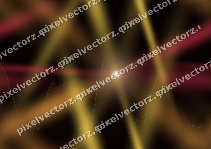 Nahtloser Neon Diagramm Hintergrund in Orange und Bernstein