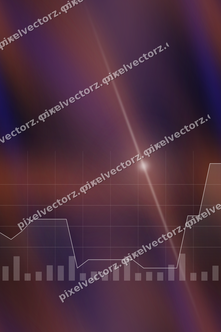 Nahtloser Neon Diagramm Hintergrund in Orange und Blau