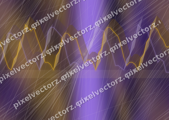 Nahtloser Neon Diagramm Hintergrund in Bernstein und Violett