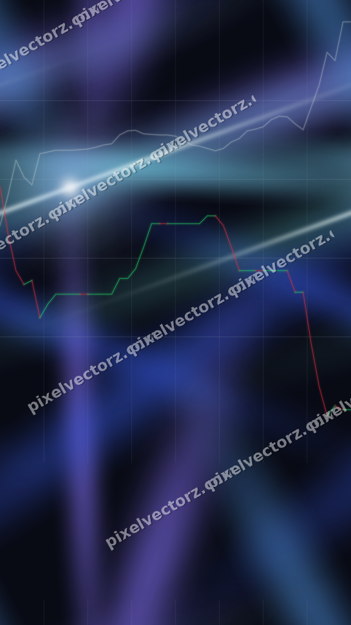 Nahtloser Neon Diagramm Hintergrund in Blau und Türkis