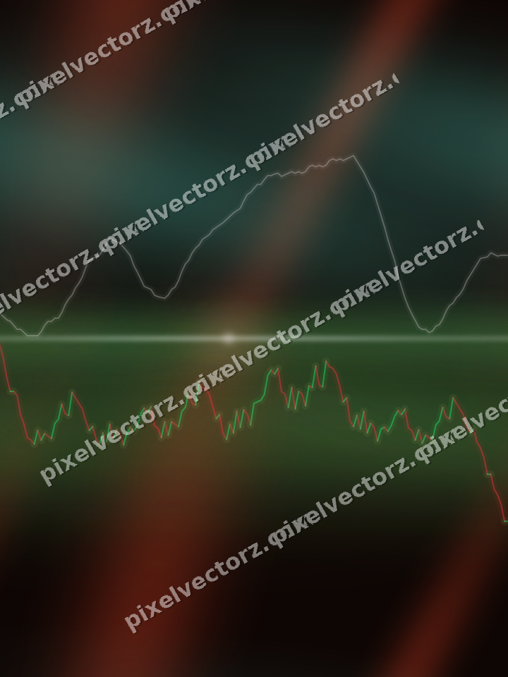 Nahtloser Neon Diagramm Hintergrund in Rot und Orange