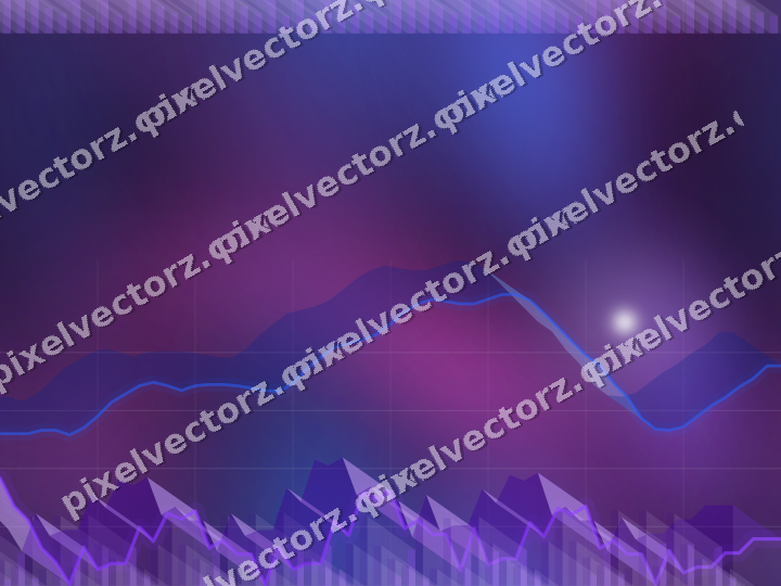 Nahtloser Neon Diagramm Hintergrund in Violett und Blau