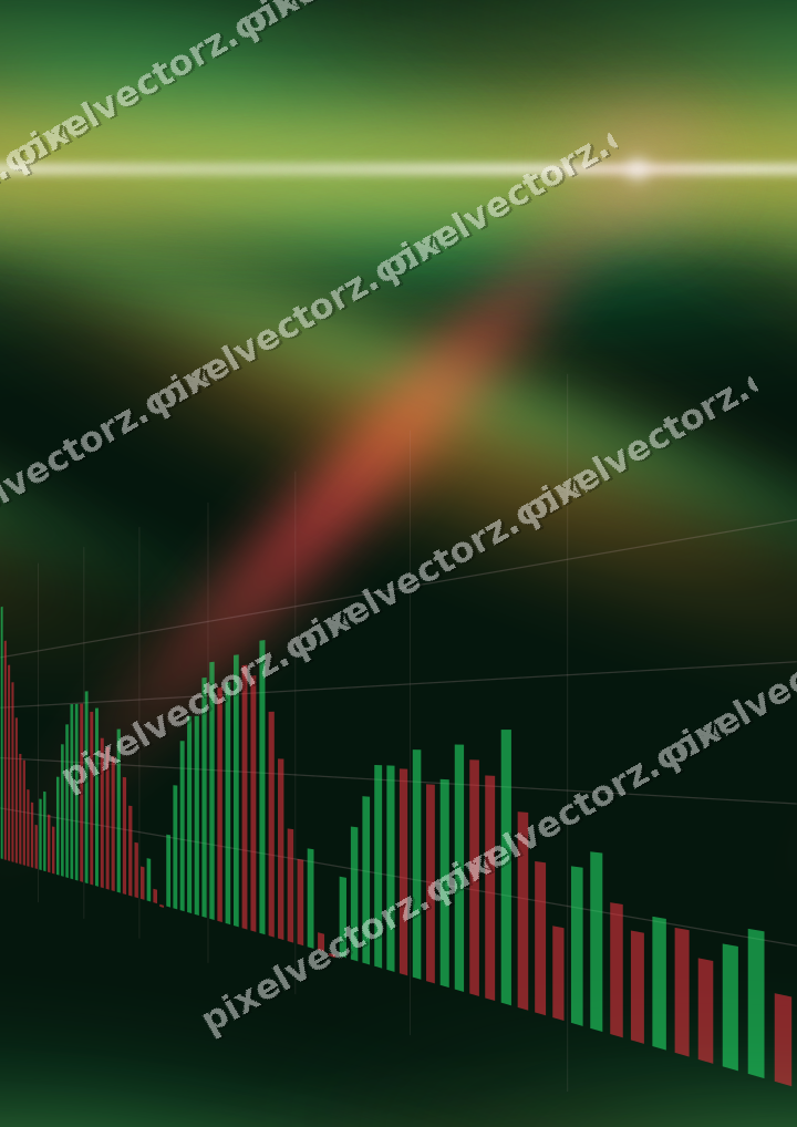 Nahtloser Neon Diagramm Hintergrund in Rot und Orange