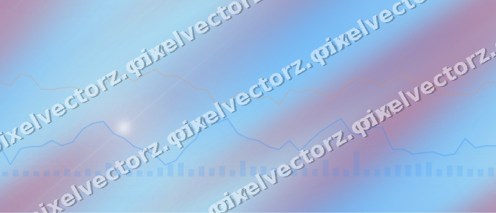 Nahtloser Pastell Diagramm Hintergrund in Blau und Rot