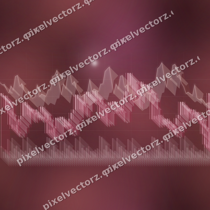 Nahtloser Neon Diagramm Hintergrund in Rosa und Rot