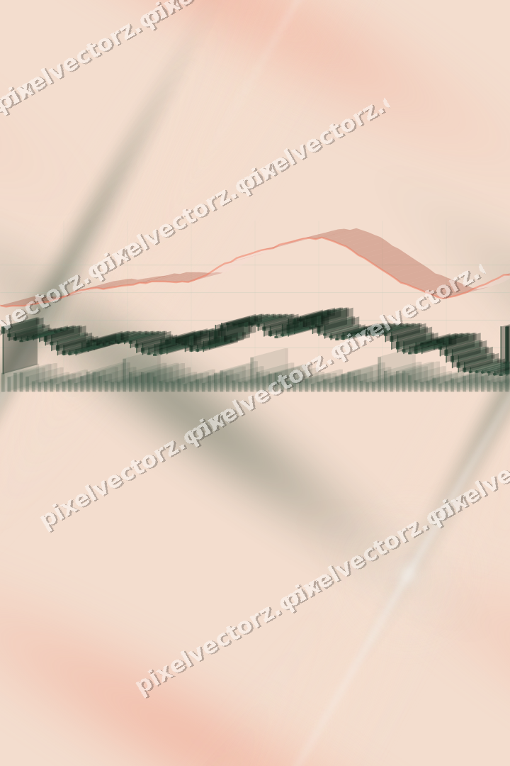 Nahtloser Pastell Diagramm Hintergrund in Dunkelgrün und Rot