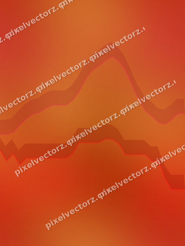Nahtloser Neon Diagramm Hintergrund in Rot und Orange