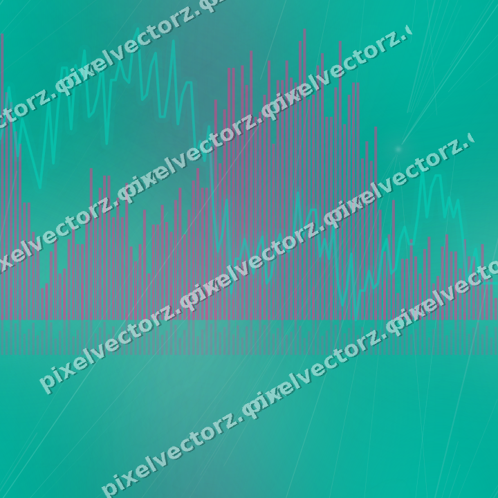 Nahtloser Neon Diagramm Hintergrund in Rosa und Orange