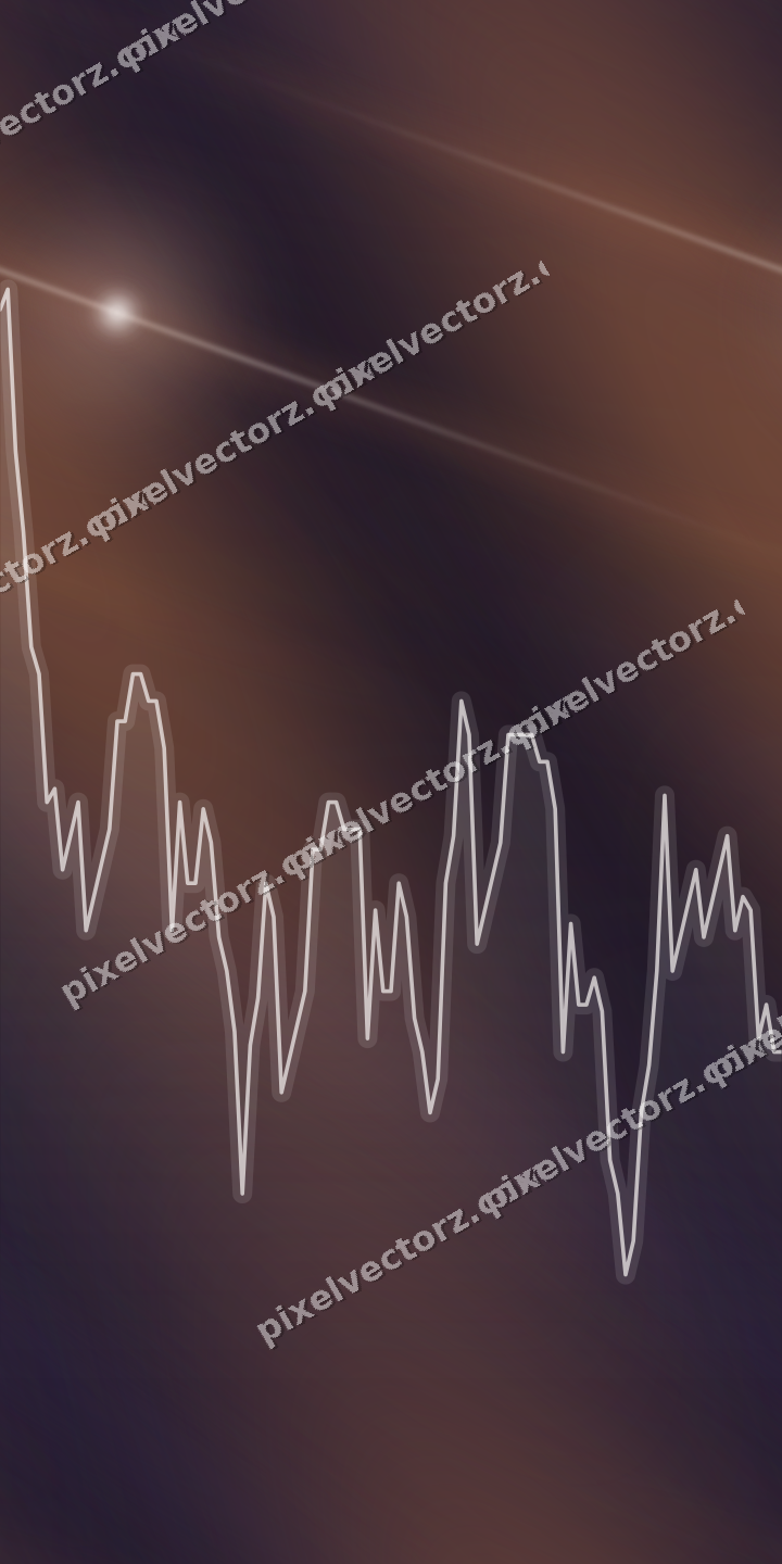 Nahtloser Neon Diagramm Hintergrund in Orange und Blau