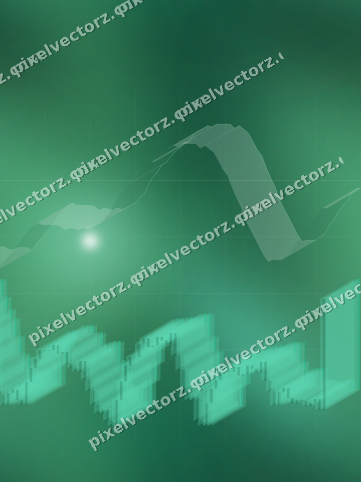 Nahtloser Neon Diagramm Hintergrund in Grün und Petrol
