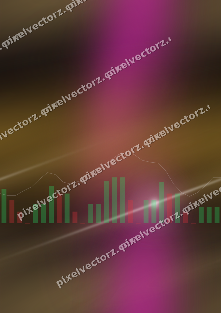 Nahtloser Neon Diagramm Hintergrund in Magenta und Bernstein