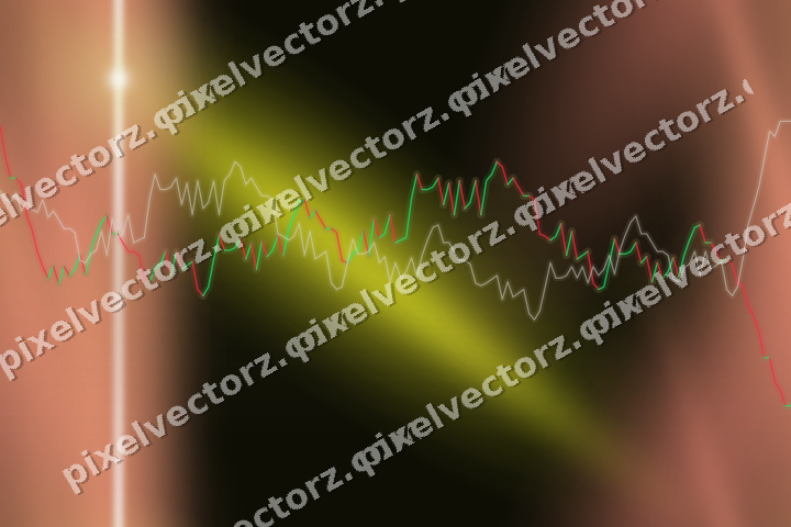 Nahtloser Neon Diagramm Hintergrund in Gelb und Rot