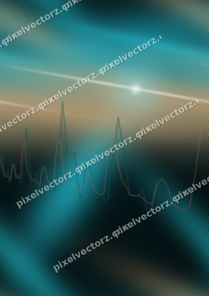 Nahtloser Neon Diagramm Hintergrund in Petrol und Orange