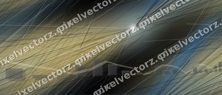 Nahtloser Neon Diagramm Hintergrund in Blau und Bernstein