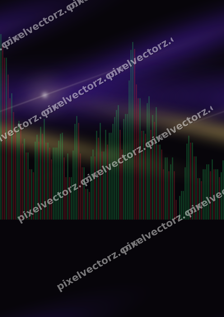 Nahtloser Neon Diagramm Hintergrund in Bernstein und Violett