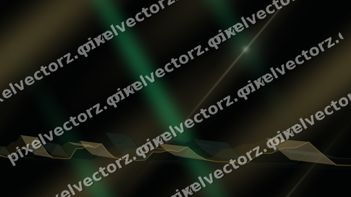 Nahtloser Neon Diagramm Hintergrund in Grün und Bernstein
