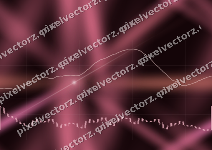 Nahtloser Neon Diagramm Hintergrund in Rosa und Rot