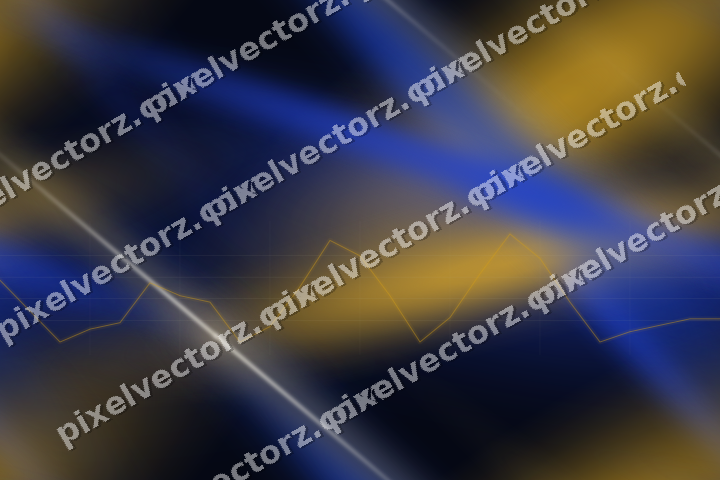 Nahtloser Neon Diagramm Hintergrund in Bernstein und Blau