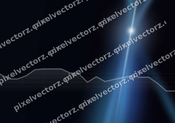 Leuchtender Neon Diagramm Hintergrund in Türkis und Blau