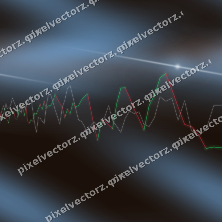 Nahtloser Neon Diagramm Hintergrund in Blau und Orange