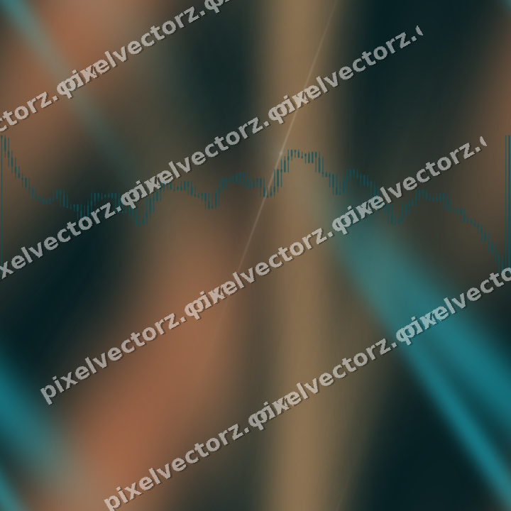 Nahtloser Neon Diagramm Hintergrund in Petrol und Orange