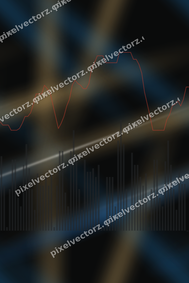 Nahtloser Neon Diagramm Hintergrund in Blau und Rot
