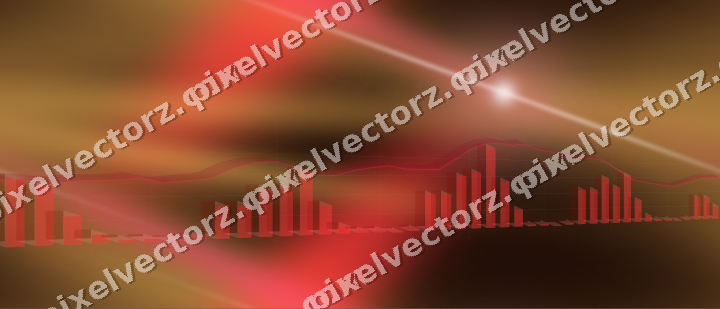 Nahtloser Neon Diagramm Hintergrund in Rot und Orange