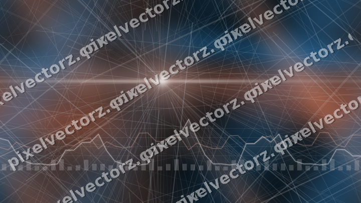 Nahtloser Neon Diagramm Hintergrund in Orange und Türkis