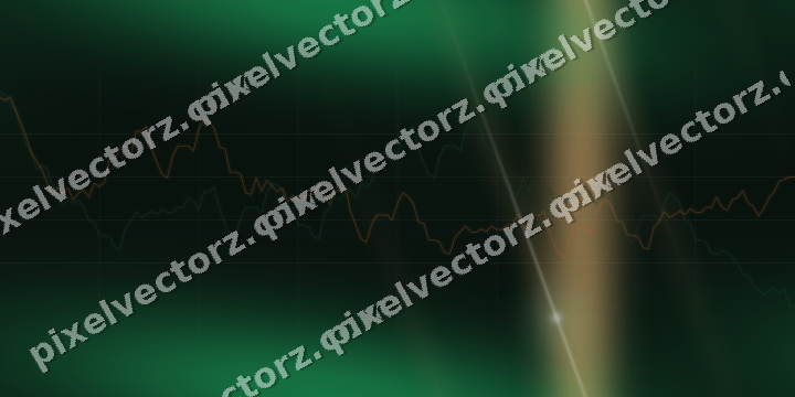 Nahtloser Neon Diagramm Hintergrund in Grün und Orange