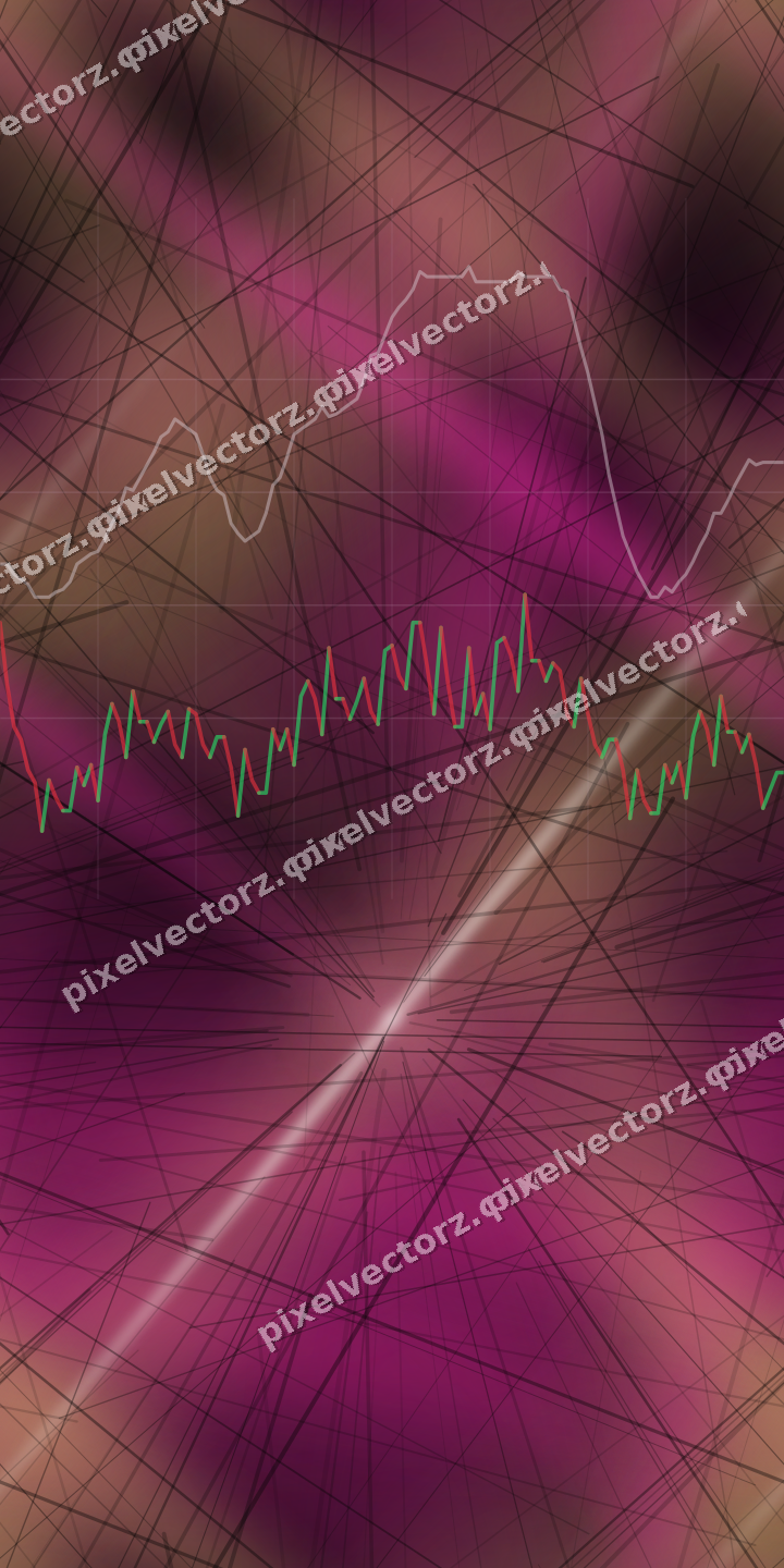 Nahtloser Neon Diagramm Hintergrund in Magenta und Rosa