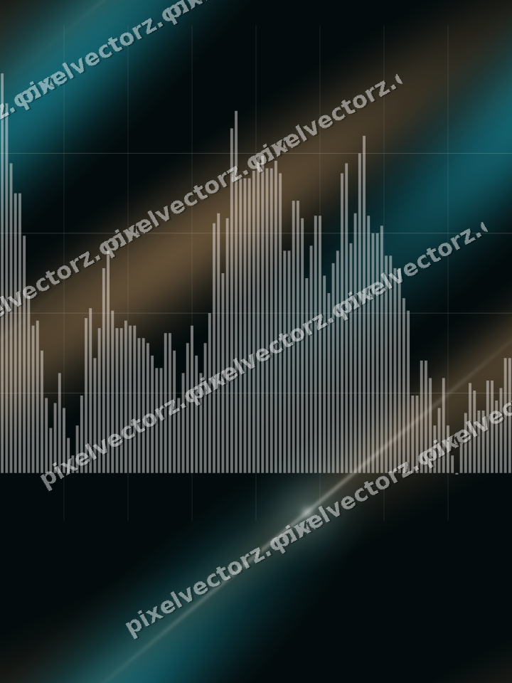 Nahtloser Neon Diagramm Hintergrund in Petrol und Orange