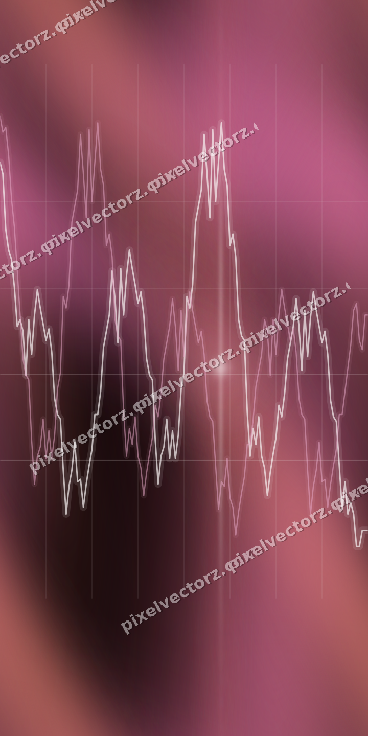 Nahtloser Neon Diagramm Hintergrund in Rosa und Rot