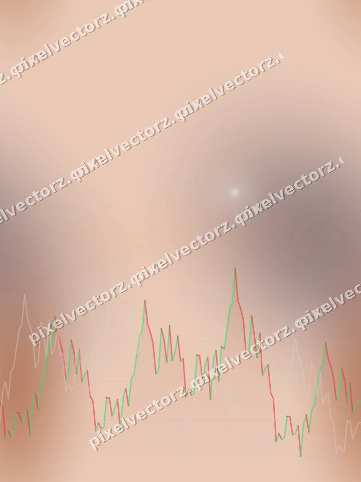 Nahtloser Pastell Diagramm Hintergrund in Orange und Blau