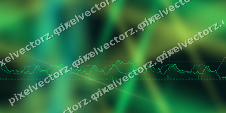 Nahtloser Neon Diagramm Hintergrund in Grün und Limette