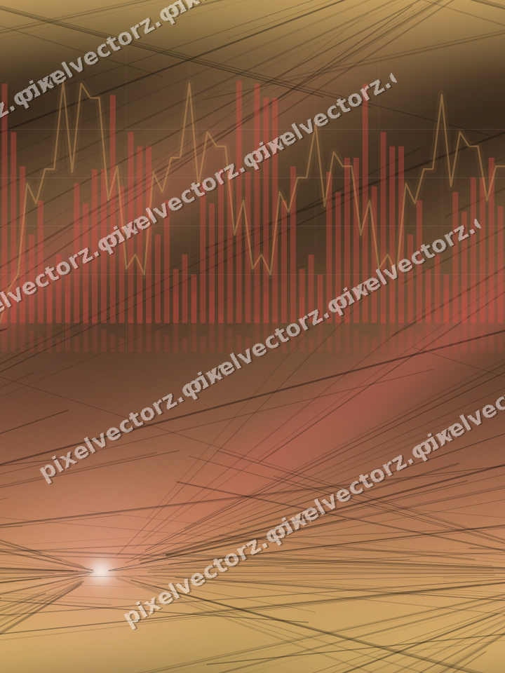 Nahtloser Neon Diagramm Hintergrund in Rot und Orange